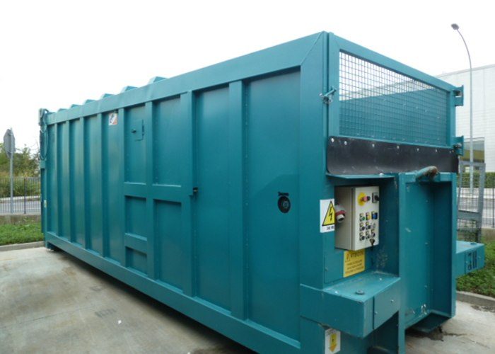 Press-container per la raccolta della carta presso il cliente